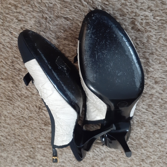 Authentic Chanel escarpins slingback shoes - Picture 9 of 13